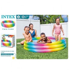 PISCINA HINCHABLE 3 AROS 147X33 CM 330 L