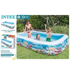 PISCINA HINCHABLE TROPICAL 305X183X56 CM